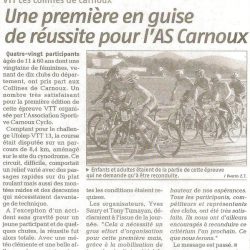 Les Collines de Carnoux VTT XC 2008 1ère Edition !