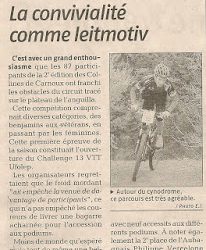 Les Collines de Carnoux VTT XC 2009 Résultats Photos Vidéo Presse