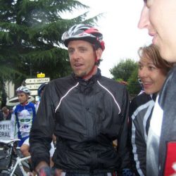 Johan roule avec les Pros à Marcolès - Août 2010