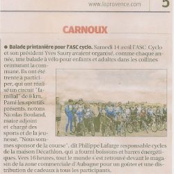 La Rando VTT Décathlon dans La Provence - Avril 2012