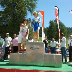 Cyclosportive La Risoul Queyras 2012 - Christine et Jeanine sur le Podium !