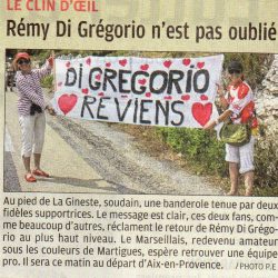 Jeanine soutient Rémy Di Grégorio lors de la 5ème étape du Tour de France 2013
