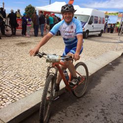 Carlos au départ du Marathon VTT Luso Galaico 2015 - Portugal - Dimanche 26 Avril