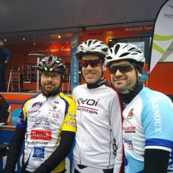 Maurice, Julien et German sur l'Héraultaise Roger Pingeon 2016