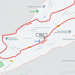 Pour le Telethon, venez rouler Samedi 4 décembre à partir de 9h sur une boucle à Carnoux (Cliquez pour voir le parcours).
